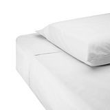 Juego de sábanas blanca letin king 160 x 190 cm 4 piez...
